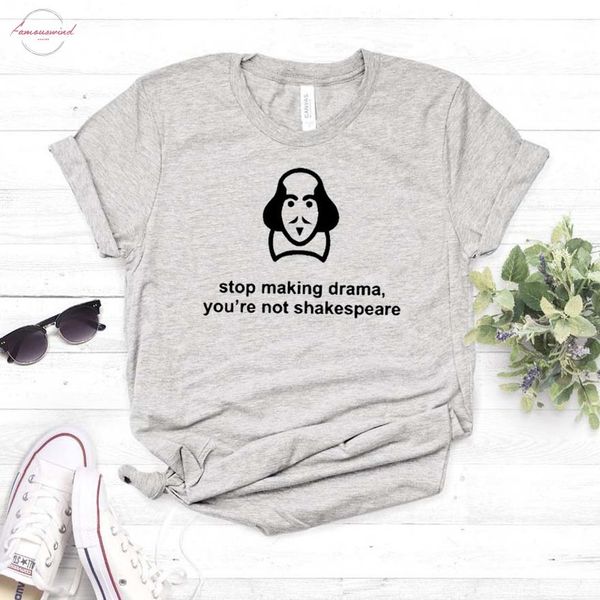 прекратить драма вы не shakespear женщины tshirt хлопок повседневный смешные t рубашка lady девушка топ tee hipster падения na, White
прекратить драма вы не shakespear женщины tshirt хлопок повседневный смешные t рубашка lady девушка топ tee hipster падения na, White