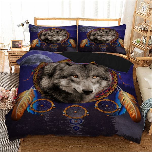 wolf bedding set dreamcatcher duvet cover with pillowcases twin king size home textiles bedclothes drop ship
wolf bedding set dreamcatcher duvet cover with pillowcases twin king size home textiles bedclothes drop ship