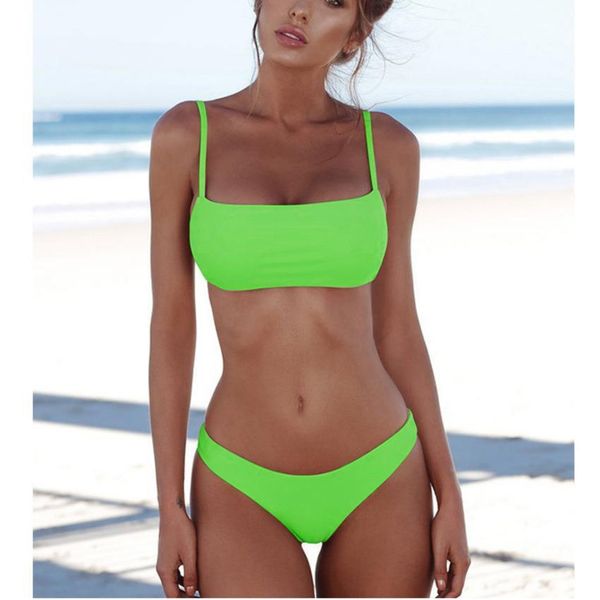 padded bikini set vintage swimsuits for women solid two pieces swimwear female bathers bathing suits biquini 2019 summer, White;black
padded bikini set vintage swimsuits for women solid two pieces swimwear female bathers bathing suits biquini 2019 summer, White;black