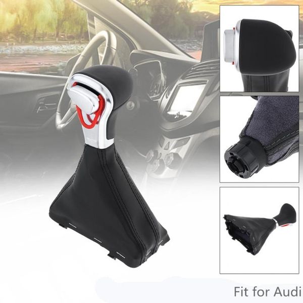 abs+ pu leather car automatic transmission gear shift shifter lever knob car accessories with dust cover fit for a4 a5 b8
abs+ pu leather car automatic transmission gear shift shifter lever knob car accessories with dust cover fit for a4 a5 b8