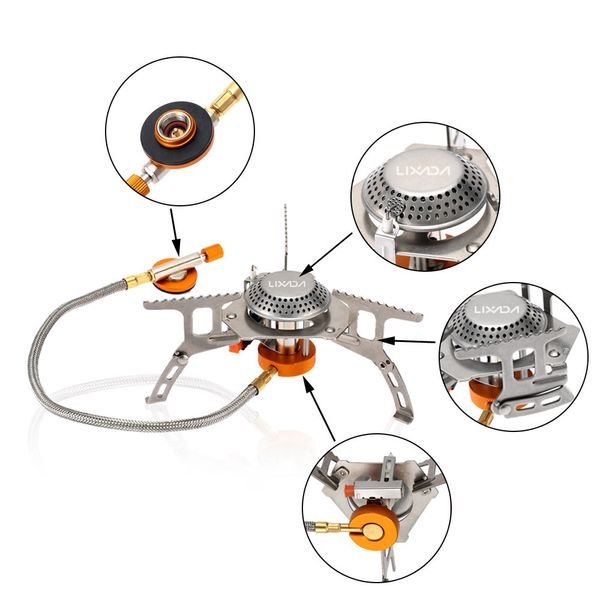 lixada portable outdoor folding gas stove camping hiking picnic stove camping stove split burners 3000w stainless steel material
lixada portable outdoor folding gas stove camping hiking picnic stove camping stove split burners 3000w stainless steel material