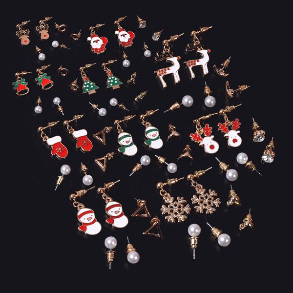 fashion simple christmas tree earrings fashion wild cute christmas earrings three-piece party gifts, Silver
fashion simple christmas tree earrings fashion wild cute christmas earrings three-piece party gifts, Silver