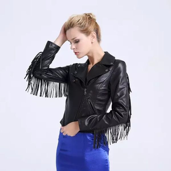 chic tassel jackets spring women faux leather bomber jacket ladies stylish slim coats feminine girls autumn black bikers outfits
chic tassel jackets spring women faux leather bomber jacket ladies stylish slim coats feminine girls autumn black bikers outfits