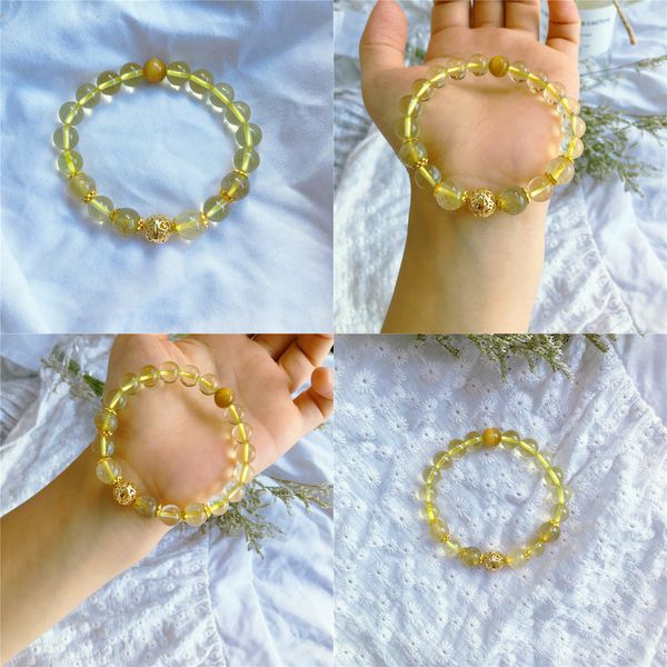 natural golden hair crystal citrine bracelet woman niche design concise personality gift lover boxing things crystal bracelets buddhist, Black
natural golden hair crystal citrine bracelet woman niche design concise personality gift lover boxing things crystal bracelets buddhist, Black