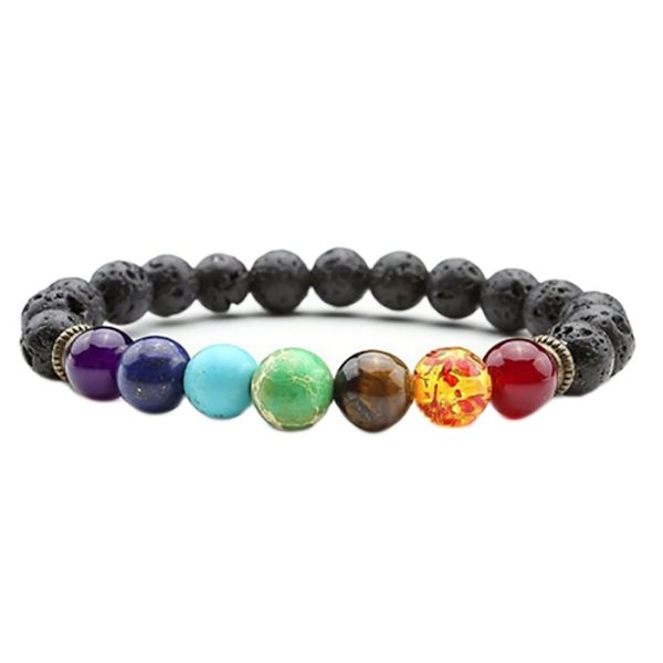 1 pcs natural lava stone diffuser bracelet fashion style 7 chakra healing beaded bracelet jewelry armbanden voor vrouwen, Golden;silver
1 pcs natural lava stone diffuser bracelet fashion style 7 chakra healing beaded bracelet jewelry armbanden voor vrouwen, Golden;silver