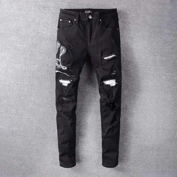 2020 mens designer jeans clothing s panther black mens slim denim straight biker hole hip hop motorcycle luxury fashion men pants, Blue
2020 mens designer jeans clothing s panther black mens slim denim straight biker hole hip hop motorcycle luxury fashion men pants, Blue