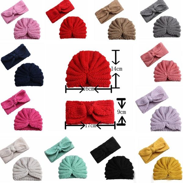 2pcs/lot baby cap headband set autumn winter new knit hat children's solid color wool hat bow hairband kids hats, Yellow
2pcs/lot baby cap headband set autumn winter new knit hat children's solid color wool hat bow hairband kids hats, Yellow