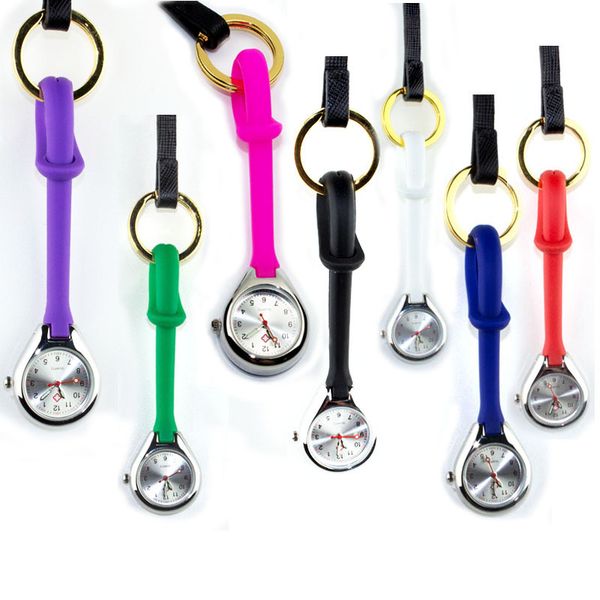 loop silicone fashion watch hanging nursing gift watches japanese movt portable lapel clocks, Slivery;golden
loop silicone fashion watch hanging nursing gift watches japanese movt portable lapel clocks, Slivery;golden
