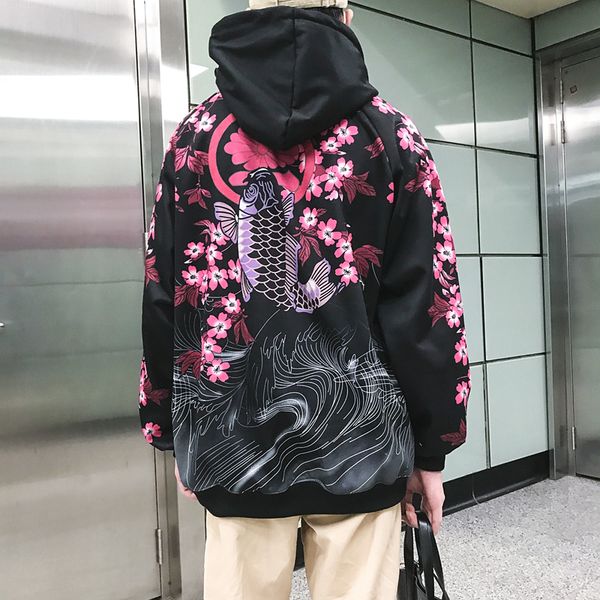 2020 new winter squid cherry blossom hoodie couple romantic fashion harajuku wild casual girl clothing male, Black
2020 new winter squid cherry blossom hoodie couple romantic fashion harajuku wild casual girl clothing male, Black