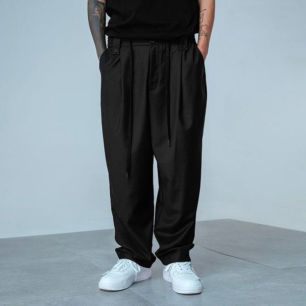 2020 new men's clothing hair stylist high street skateboard pants with wide anti wrinkle drape fabric plus size costumes 27-46, Black
2020 new men's clothing hair stylist high street skateboard pants with wide anti wrinkle drape fabric plus size costumes 27-46, Black