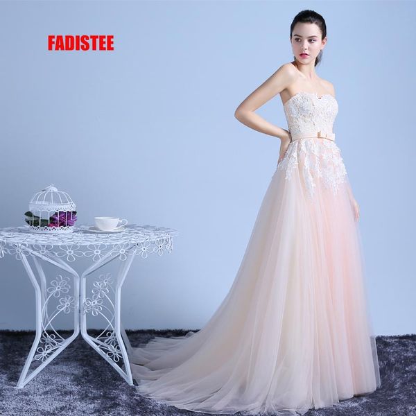 fadistee new arrival classic party dress evening dress vestido de festa luxury satin gown strapless a-line long lace style, White;black
fadistee new arrival classic party dress evening dress vestido de festa luxury satin gown strapless a-line long lace style, White;black