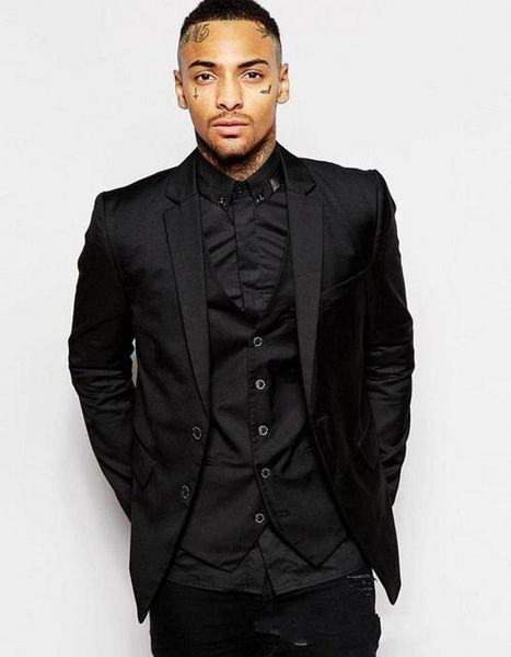 fashion black groom tuxedos notch lapel groomsmen mens wedding dress excellent man jacket blazer business suit(jacket+pants+vest+tie) 1824, Black;gray
fashion black groom tuxedos notch lapel groomsmen mens wedding dress excellent man jacket blazer business suit(jacket+pants+vest+tie) 1824, Black;gray