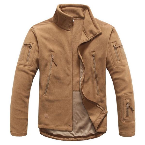 tactical fleece jacket men warm thermal coat polar softshell waterproof multiple pocket jackets male polartec coats, Black;brown
tactical fleece jacket men warm thermal coat polar softshell waterproof multiple pocket jackets male polartec coats, Black;brown