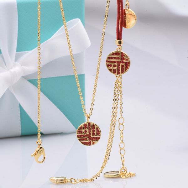 rat year simple new product fu to the new year necklace female swaro crystal element palace court joint collarbone01, Silver
rat year simple new product fu to the new year necklace female swaro crystal element palace court joint collarbone01, Silver