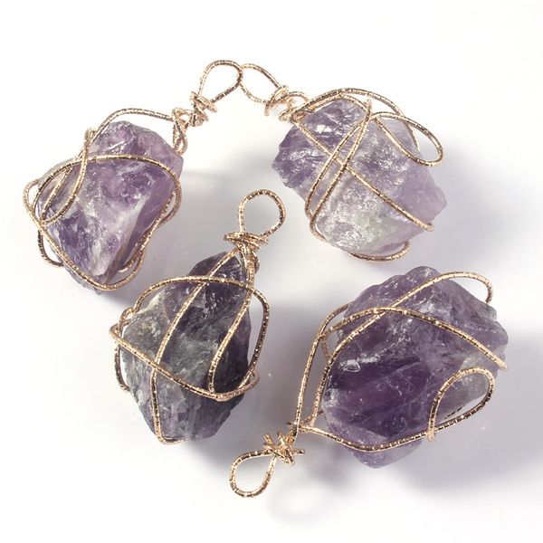 10 pcs wire wrap irregular shape many colors quartz stone pendant rose gold plated ethnic style jewelr, Silver
10 pcs wire wrap irregular shape many colors quartz stone pendant rose gold plated ethnic style jewelr, Silver