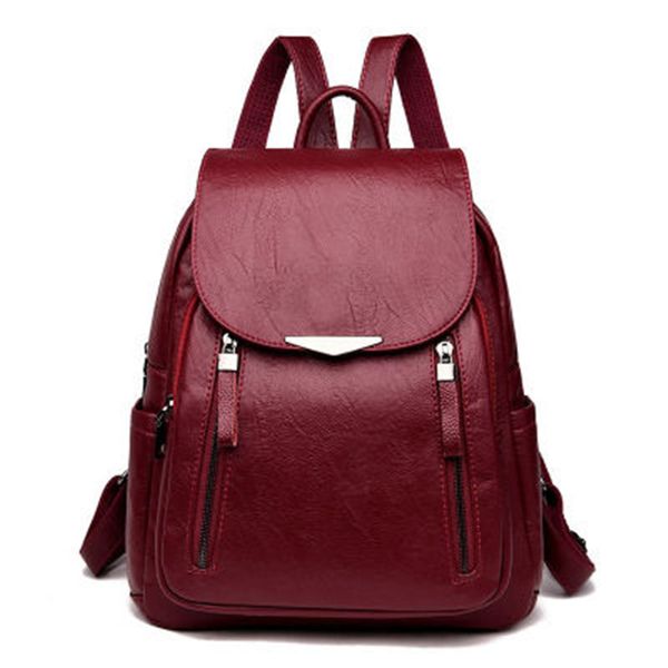 1138 pu female backpacks vintage leather school bags large capacity school bag for girls double zipper shoulder bags
1138 pu female backpacks vintage leather school bags large capacity school bag for girls double zipper shoulder bags
