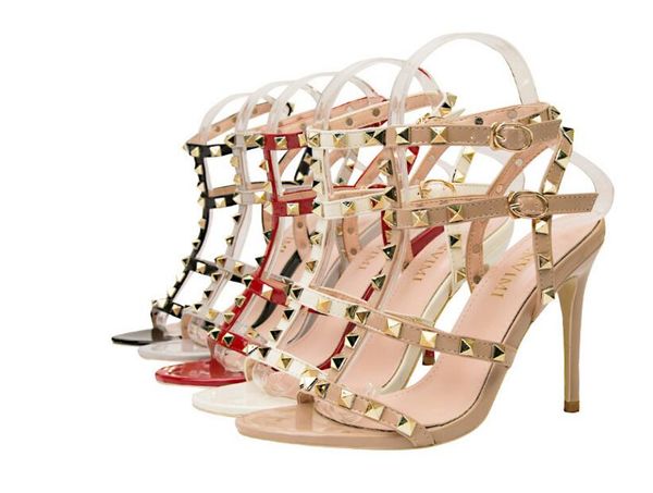 2020 summer fashion women's 8cm high stiletto heels valen rivet espadrilles shoes sandals sheep skin leather slippers flip flop 34-39, Black
2020 summer fashion women's 8cm high stiletto heels valen rivet espadrilles shoes sandals sheep skin leather slippers flip flop 34-39, Black