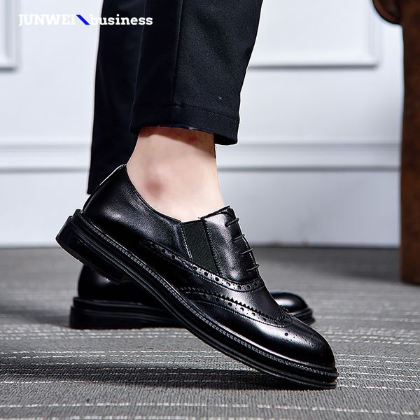 formal men dress shoes lace up brogue office alligator business dress genuine leather lace up wedding party shoes 4, Black
formal men dress shoes lace up brogue office alligator business dress genuine leather lace up wedding party shoes 4, Black
