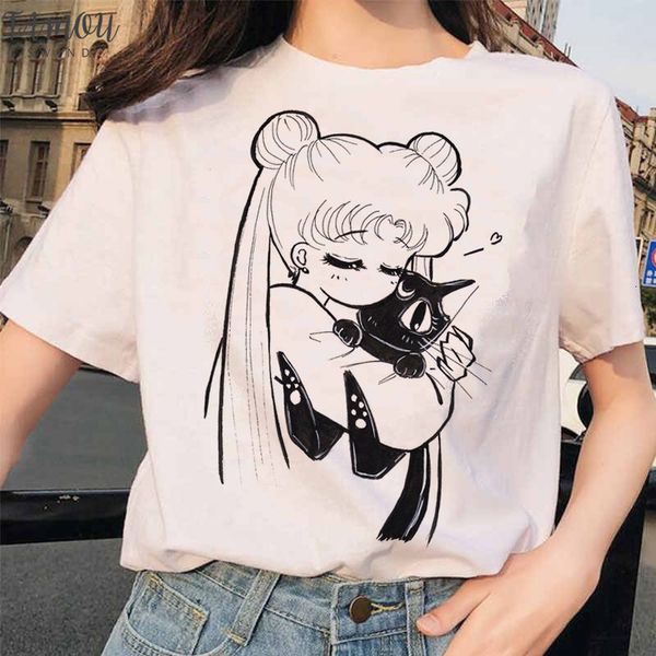 sailor moon funny t shirt casual harajuku 90s clothes tshirt aesthetic women cute female t shirt kawaii tees, White
sailor moon funny t shirt casual harajuku 90s clothes tshirt aesthetic women cute female t shirt kawaii tees, White