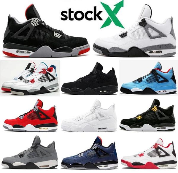 4 bred 2020 fire red black cat neon travis scotts white cement basketball shoes men 4s royalty toro bravo sneakers with box
4 bred 2020 fire red black cat neon travis scotts white cement basketball shoes men 4s royalty toro bravo sneakers with box