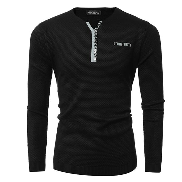 men's sweaters button collar splice sweater men casual v-neck pullover autumn slim fit long sleeve shirt mens knitted cashmere woo, White;black
men's sweaters button collar splice sweater men casual v-neck pullover autumn slim fit long sleeve shirt mens knitted cashmere woo, White;black