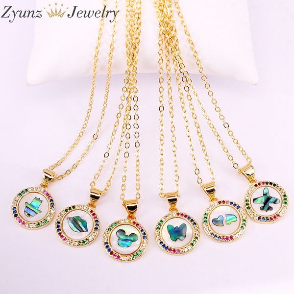 10pcs, multi cz micro paved gold color crystal zirconia abalone shell pendant charms necklaces for women jewelry, Silver
10pcs, multi cz micro paved gold color crystal zirconia abalone shell pendant charms necklaces for women jewelry, Silver