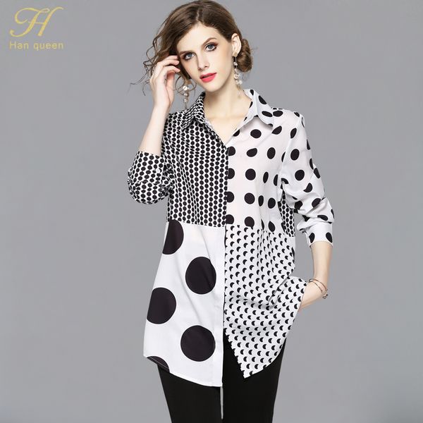 new arrival dot print shirt women blouse vintage work casual blouses plus size women business shirts, White
new arrival dot print shirt women blouse vintage work casual blouses plus size women business shirts, White