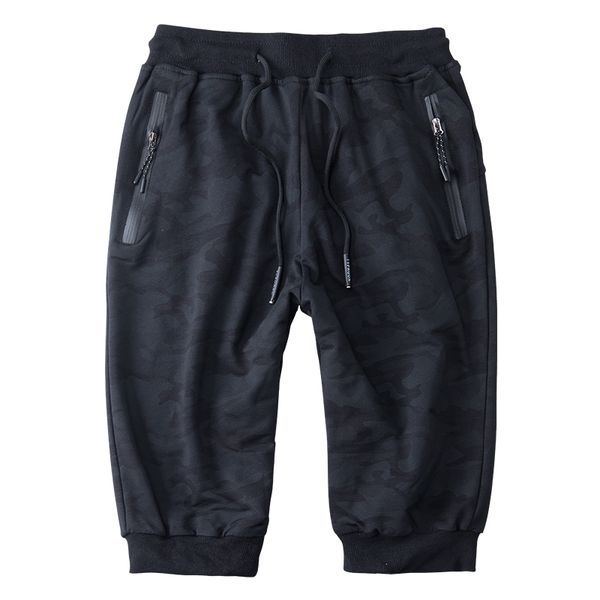 casual camouflage cropped trousers loose capri pants men drawstring joggers baggy streetwear camo calf length pant sweat pants, Black
casual camouflage cropped trousers loose capri pants men drawstring joggers baggy streetwear camo calf length pant sweat pants, Black