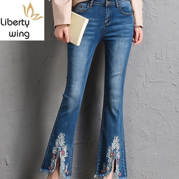 pantalon femme spring new fashion women's jeans embroidery slim fit jean ankle-length female pants blue woman trousers
pantalon femme spring new fashion women's jeans embroidery slim fit jean ankle-length female pants blue woman trousers