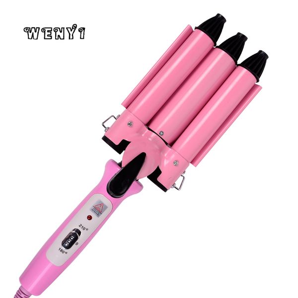 professional electric hair curler 3 barrels fast heat curling wand iron tools adjustable digital hair waver styling 220v eu plug
professional electric hair curler 3 barrels fast heat curling wand iron tools adjustable digital hair waver styling 220v eu plug