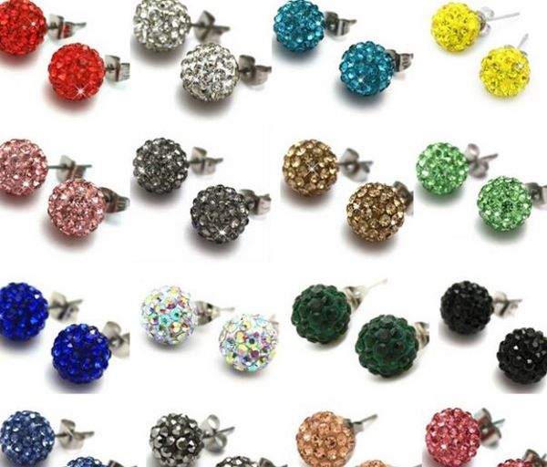 mixed white 10mm micro disco ball earrings woen stud earrings jewelry rhinestone dfg34 crystal, Golden;silver
mixed white 10mm micro disco ball earrings woen stud earrings jewelry rhinestone dfg34 crystal, Golden;silver