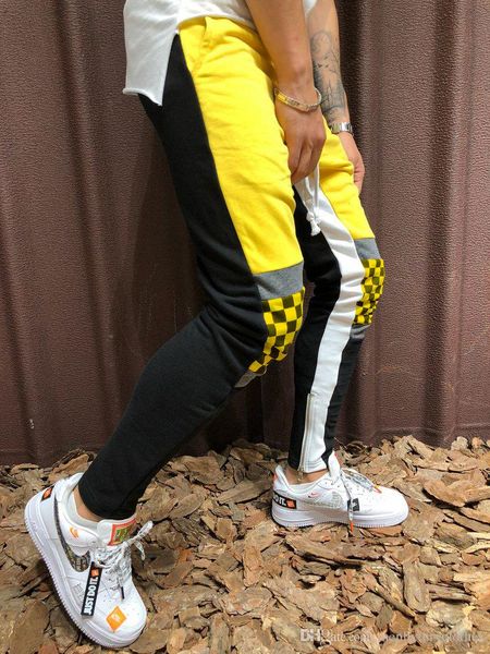 mens casual sports pants fitness hiphop pencil pants plaids colors designer jogger pantalones, Black
mens casual sports pants fitness hiphop pencil pants plaids colors designer jogger pantalones, Black