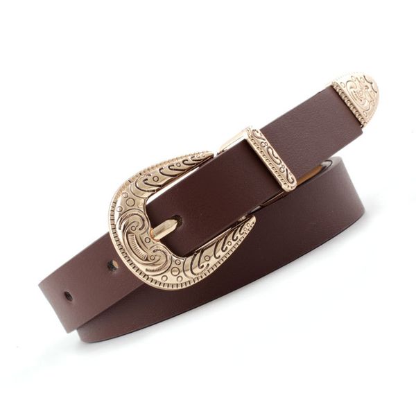 olome vintage 1.8cm wide boho ethnic belt leather women brown black white gold buckle fine waist belt ladies female jeans belts, Black;brown
olome vintage 1.8cm wide boho ethnic belt leather women brown black white gold buckle fine waist belt ladies female jeans belts, Black;brown