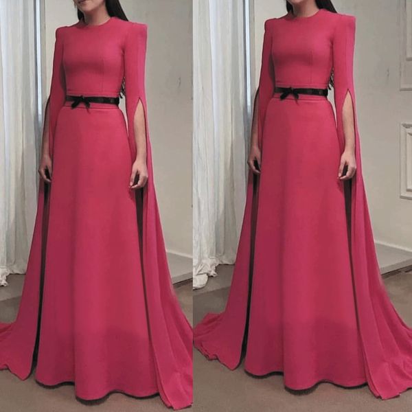 dubai caftan 2020 evening dresses pink long elegant simple evening gowns with long sleeves black belt mother dress vestido de fest, Black;red
dubai caftan 2020 evening dresses pink long elegant simple evening gowns with long sleeves black belt mother dress vestido de fest, Black;red