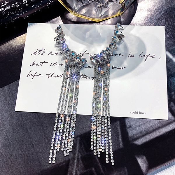 fyuan fashion long tassel full rhinestone drop earrings for women bijoux shiny water drop crystal dangle earrings jewelry gifts, Golden
fyuan fashion long tassel full rhinestone drop earrings for women bijoux shiny water drop crystal dangle earrings jewelry gifts, Golden