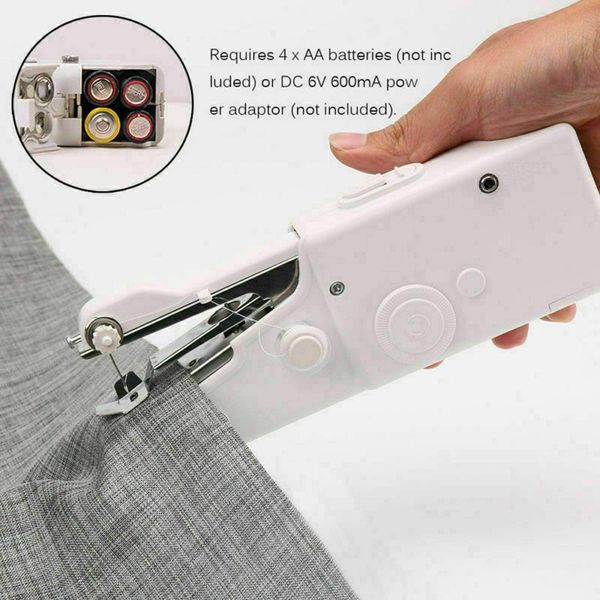 dhl ship electric sew machine portable mini handheld handy stitch home clothes sew tools multi function apparatus chargeable without battery
dhl ship electric sew machine portable mini handheld handy stitch home clothes sew tools multi function apparatus chargeable without battery