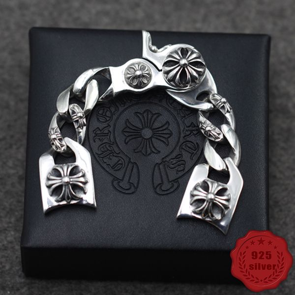 S925 стерлингового серебра смотреть цепь личность мода уличный танец панк-стиль кр 
S925 стерлингового серебра смотреть цепь личность мода уличный танец панк-стиль кр