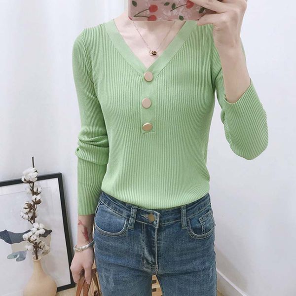 2019 new fashion button v neck sweater women solid knitted ladies sweater winter pullover jumpers womens sweaters, White;black
2019 new fashion button v neck sweater women solid knitted ladies sweater winter pullover jumpers womens sweaters, White;black