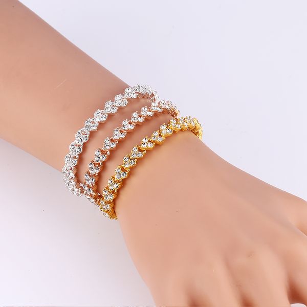 2019 selling explosion special heart crystal bracelet charm rose gold/silver elastic multilayer bangle for women pulseiras, Black
2019 selling explosion special heart crystal bracelet charm rose gold/silver elastic multilayer bangle for women pulseiras, Black