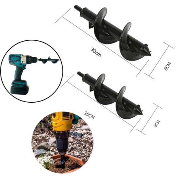 black spiral drill bit set planting bulbs seedlings for garden auger practical
black spiral drill bit set planting bulbs seedlings for garden auger practical