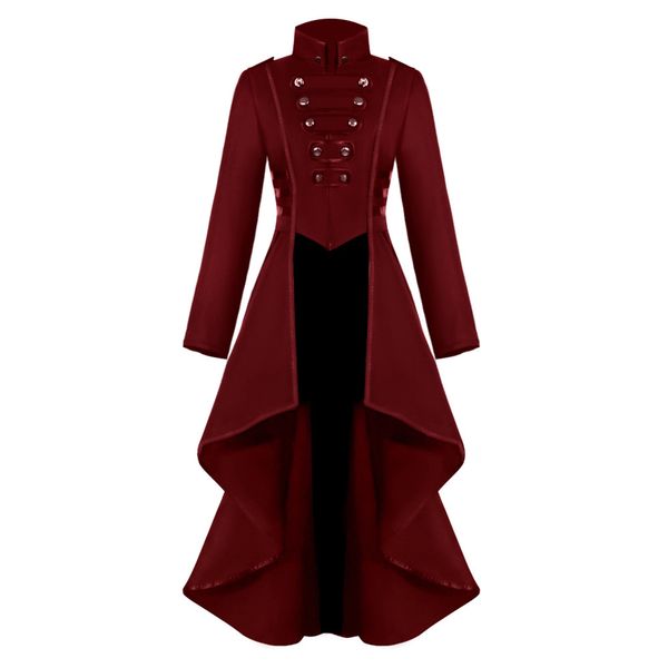 fashion gothic jacket medieval dress costume long swallowtail coat for women 2019 autumn retro irregular hem show jackets, Black;brown
fashion gothic jacket medieval dress costume long swallowtail coat for women 2019 autumn retro irregular hem show jackets, Black;brown