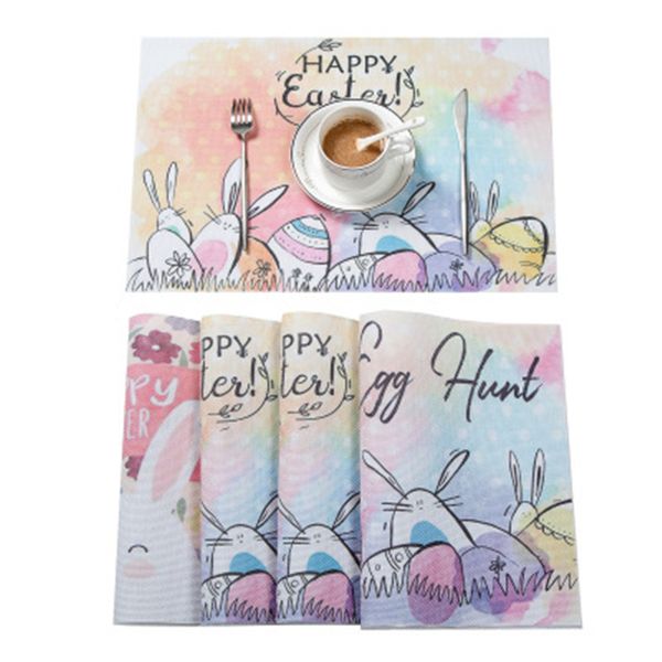 easter placemats rabbit non-slip table mats vintage bunny with colored egg floral placemat deskdecoration jk2002
easter placemats rabbit non-slip table mats vintage bunny with colored egg floral placemat deskdecoration jk2002