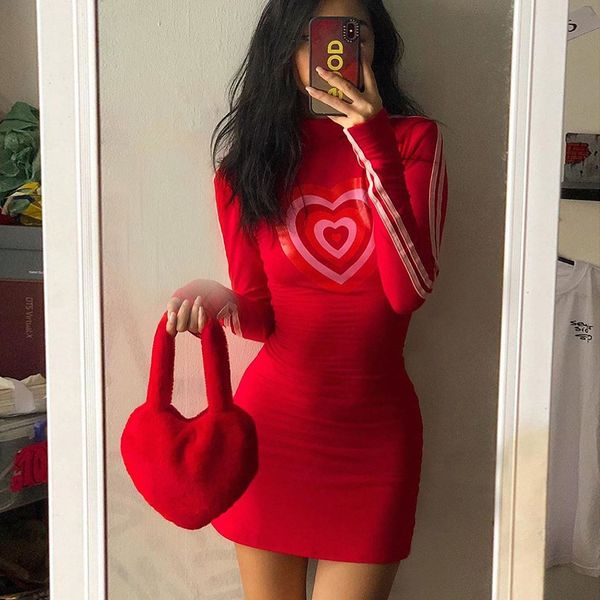 aprmhisy elegant skinny bodycon mini dress women female turtleneck heart print casual streetwear dress vestidos robe, Black;gray
aprmhisy elegant skinny bodycon mini dress women female turtleneck heart print casual streetwear dress vestidos robe, Black;gray