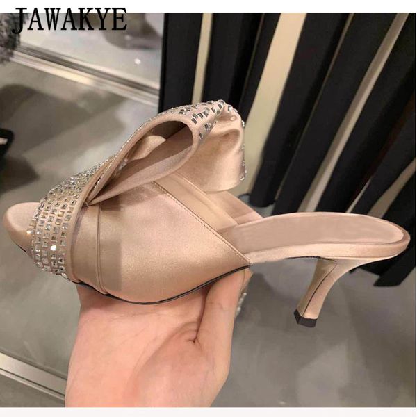 full rhinestone high heel mules slippers women pink pleated silk peep toe formal banquet shoes runway design summer shoes, Black
full rhinestone high heel mules slippers women pink pleated silk peep toe formal banquet shoes runway design summer shoes, Black