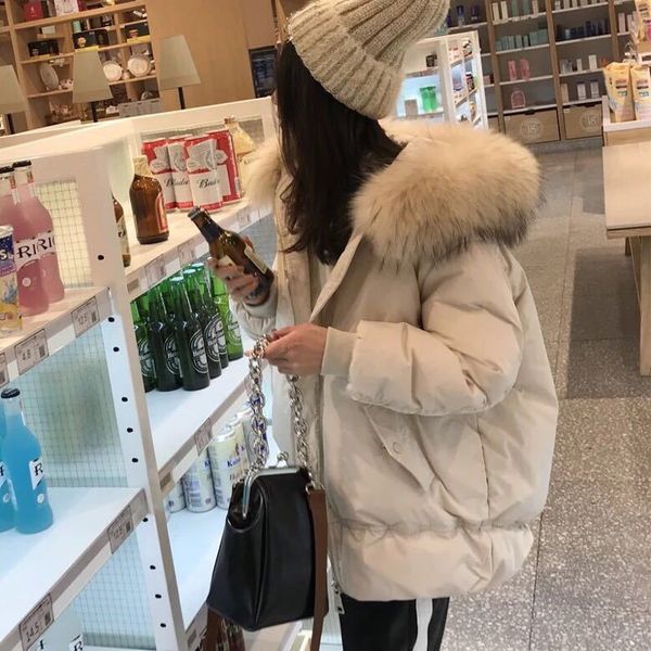 women's down & parkas warm winter 90% duck jacket women natural raccon fur collar hooded long coat chaqueta pluma mujer lx2214, Black
women's down & parkas warm winter 90% duck jacket women natural raccon fur collar hooded long coat chaqueta pluma mujer lx2214, Black