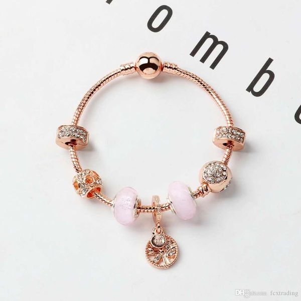 new style loose charm beads life tree pendant bangle rose gold charm bracelet girl women gift diy jewelry accessories, Golden;silver
new style loose charm beads life tree pendant bangle rose gold charm bracelet girl women gift diy jewelry accessories, Golden;silver