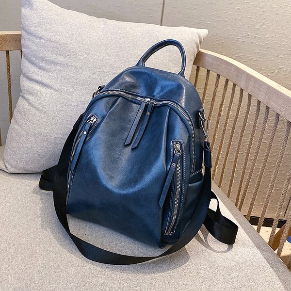 pu zipper women backpack 2019 new casual shoulder student school bag for teenager fashion girl rucksack large capacity backpack
pu zipper women backpack 2019 new casual shoulder student school bag for teenager fashion girl rucksack large capacity backpack