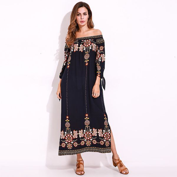 womens clothing womens designer dress 2019 new floral print maxi dress off shoulder beach split party dresses vestidos plus size, Black;gray
womens clothing womens designer dress 2019 new floral print maxi dress off shoulder beach split party dresses vestidos plus size, Black;gray