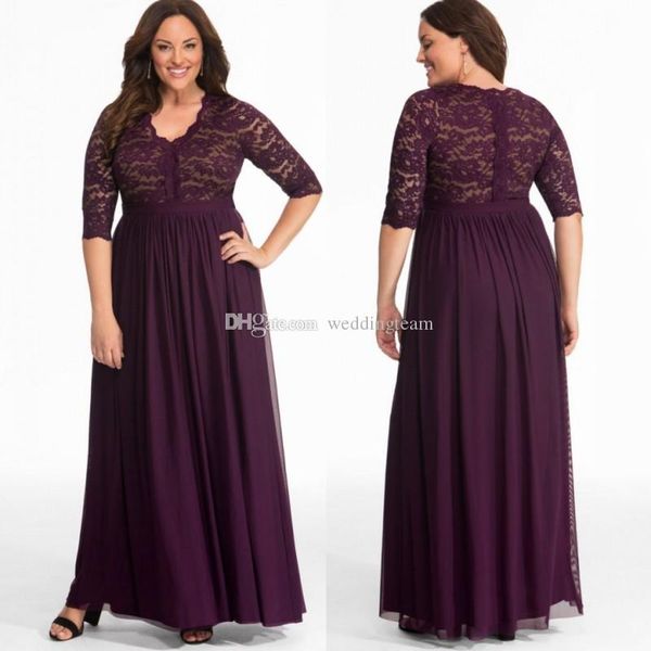 elegant plus size lace mother of the bride dresses v neck half sleeves wedding guest dress chiffon floor length a line evening gowns, Black;red
elegant plus size lace mother of the bride dresses v neck half sleeves wedding guest dress chiffon floor length a line evening gowns, Black;red
