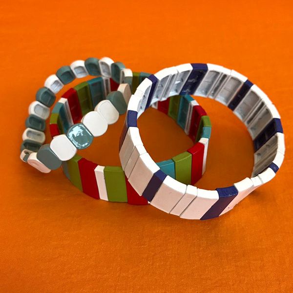 jjfoucs friendship bracelet for women enamel colorful painted elastic wide bangles bracelets homme brazalete mujer accessories, Black
jjfoucs friendship bracelet for women enamel colorful painted elastic wide bangles bracelets homme brazalete mujer accessories, Black